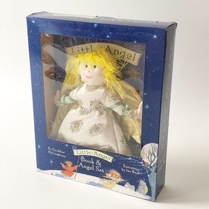 1999 Barnes and Nobles Little Angel Book & Angel Set Geraldine McCaughrean NEW